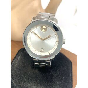 Movado Women's Watch MB.01.3.14.6605 Bold Swiss Quartz Silver Dial Steel 38mm